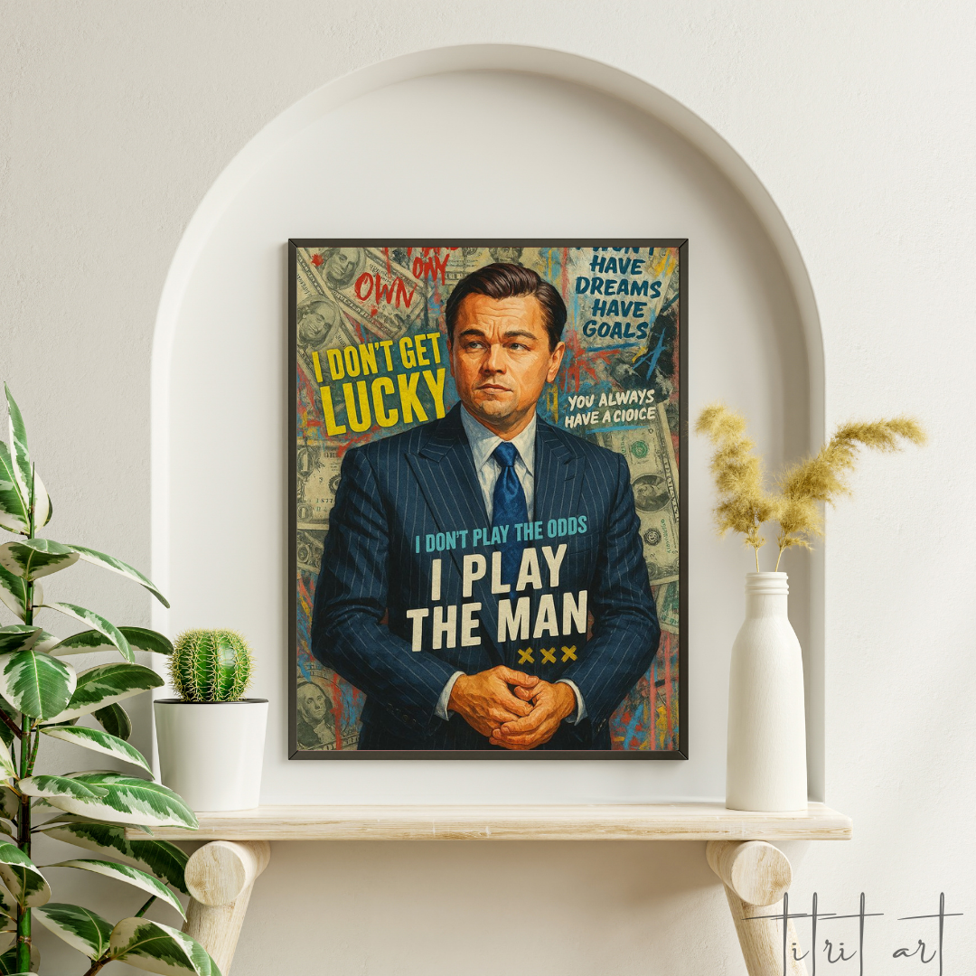 Tableau Motivationnel – I Don’t Get Lucky, I Play the Man