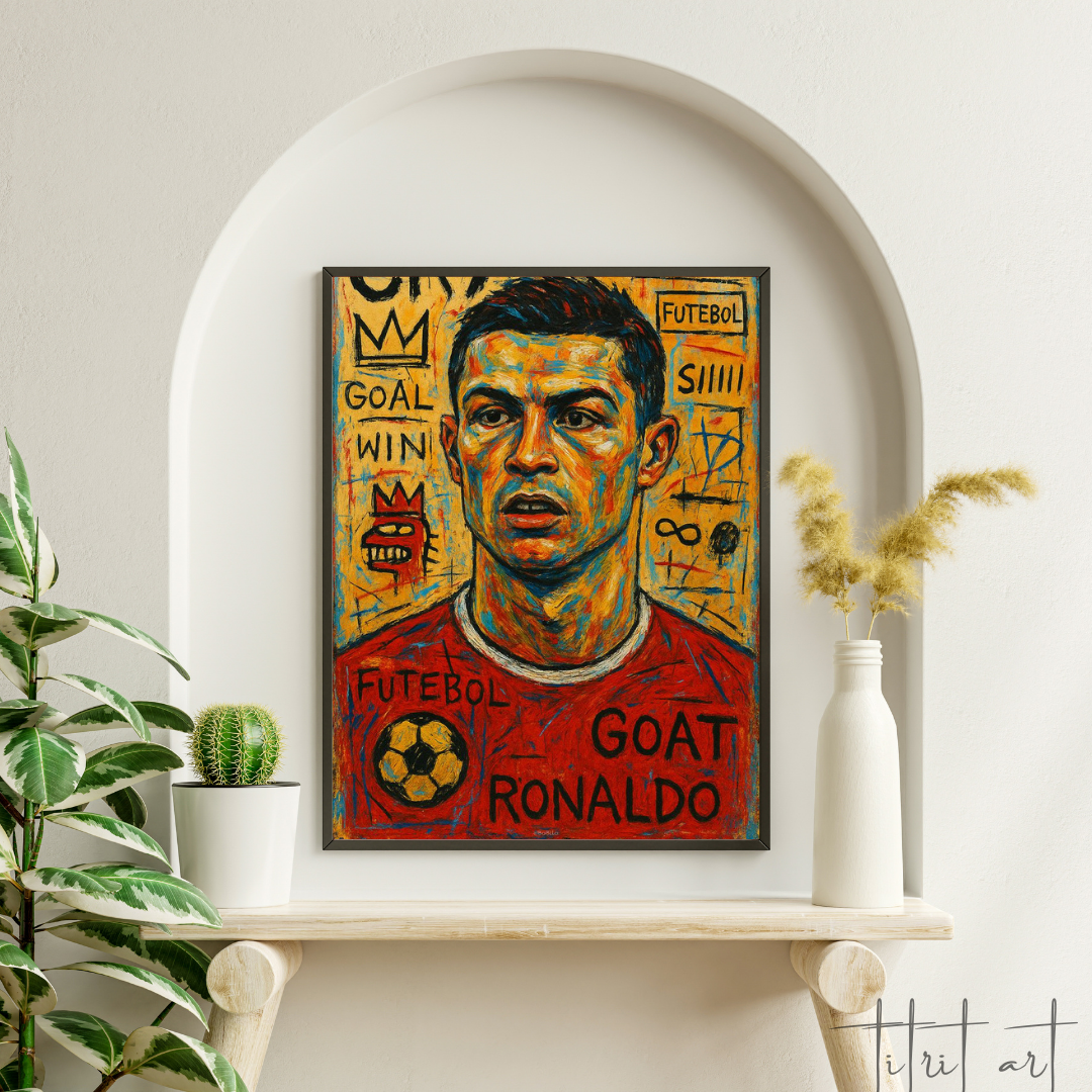 Cristiano Ronaldo - GOAT Street Art