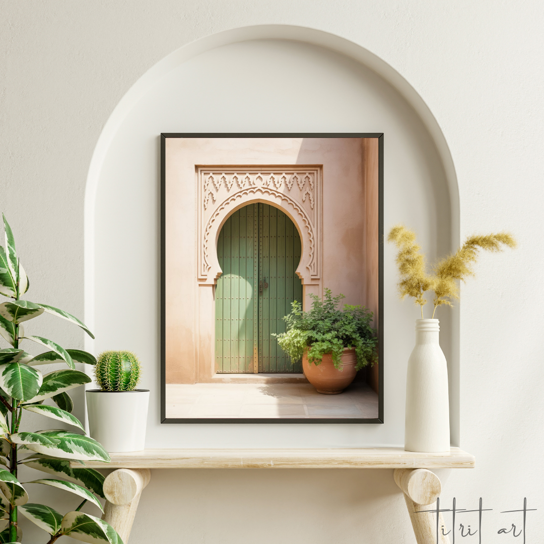 Porte Traditionnelle Marocaine – Élégance Authentique