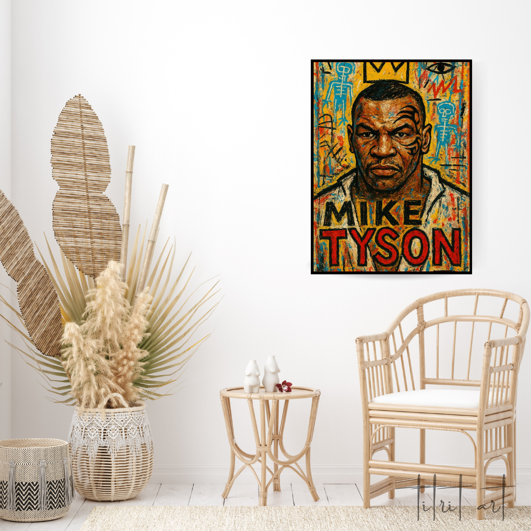 Mike Tyson – Portrait Pop Art Énergétique