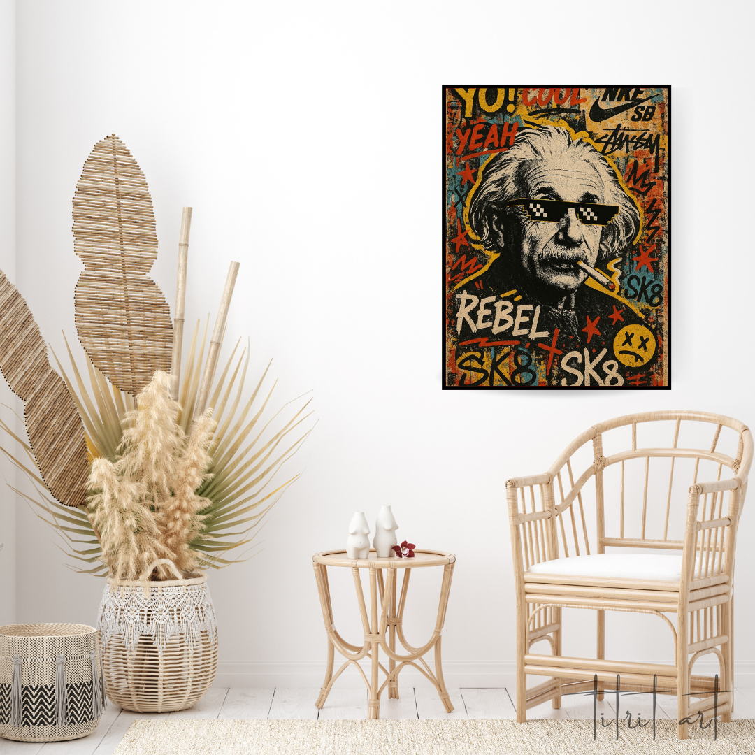 Einstein Rebel - Street Pop Art