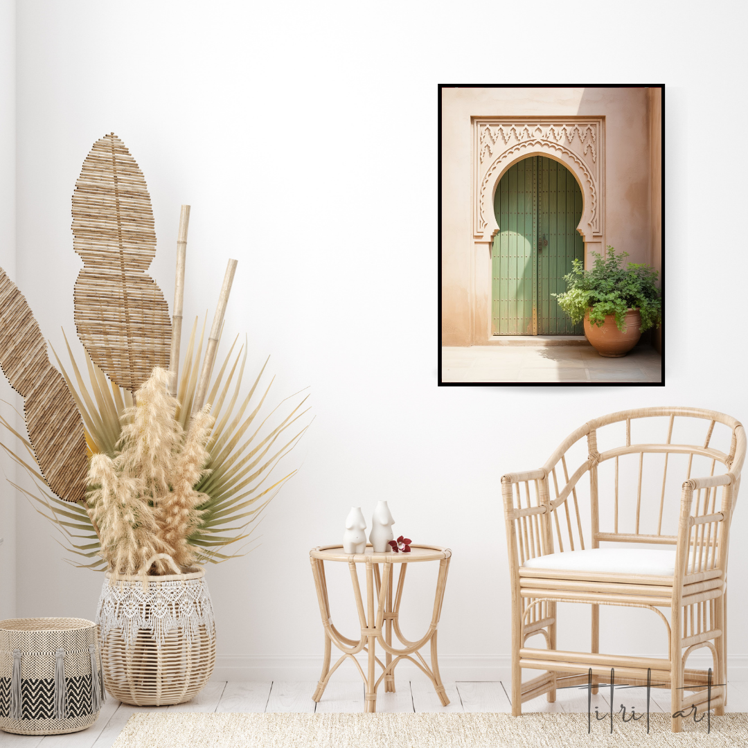 Porte Traditionnelle Marocaine – Élégance Authentique