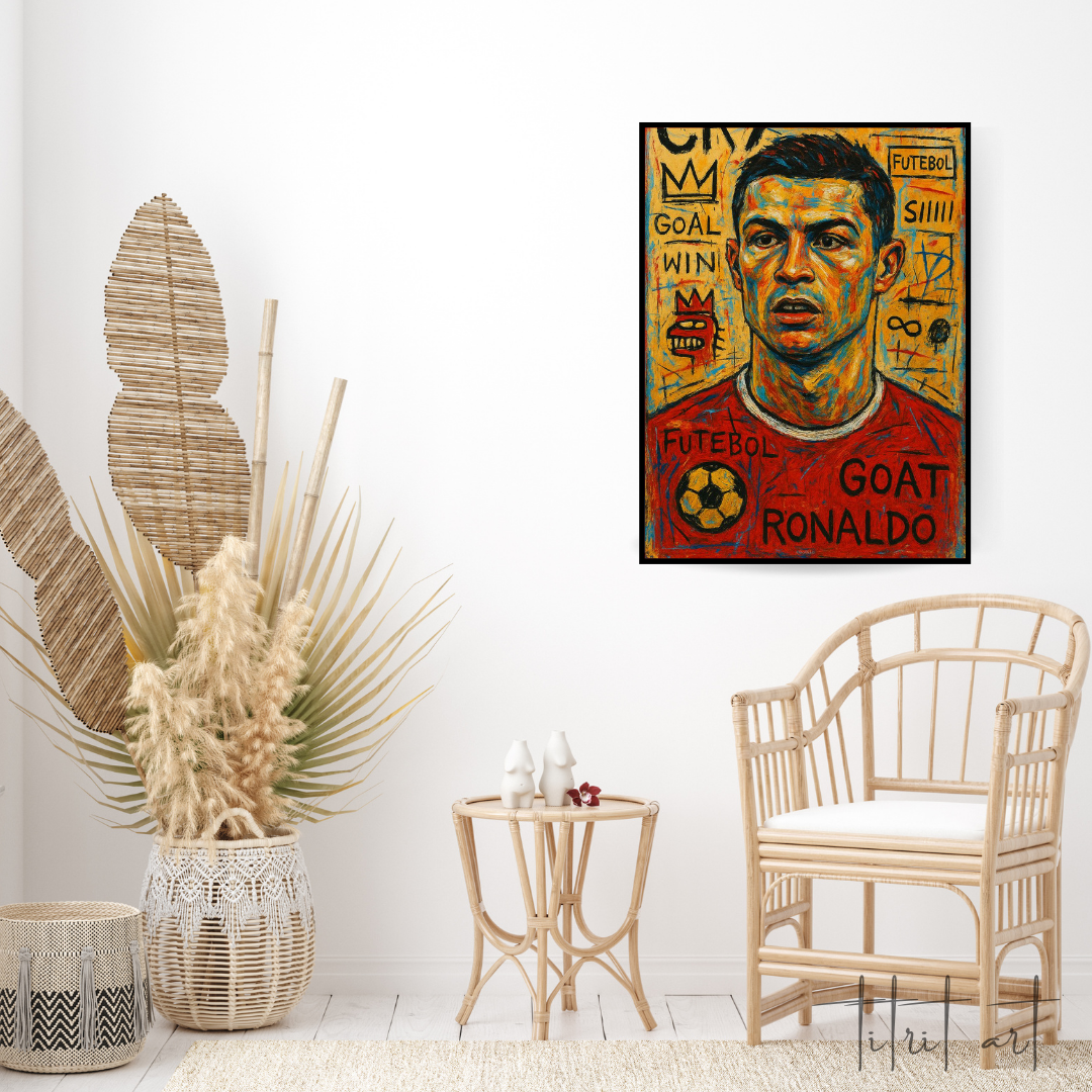 Cristiano Ronaldo - GOAT Street Art