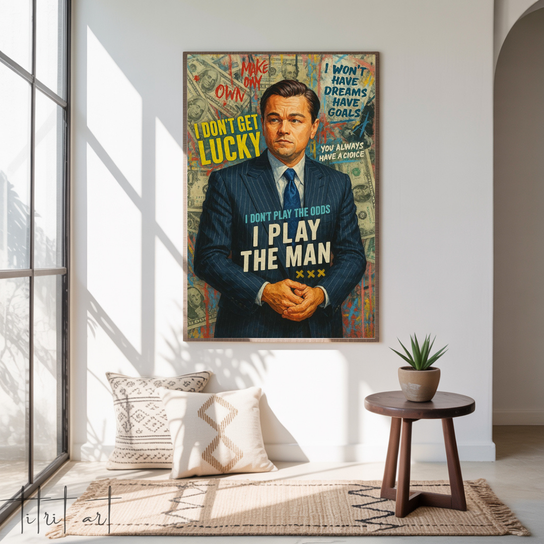 Tableau Motivationnel – I Don’t Get Lucky, I Play the Man