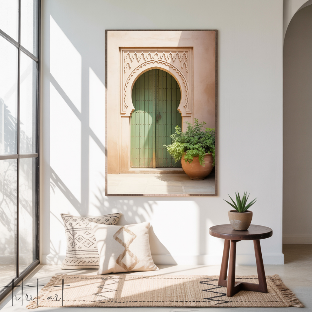 Porte Traditionnelle Marocaine – Élégance Authentique