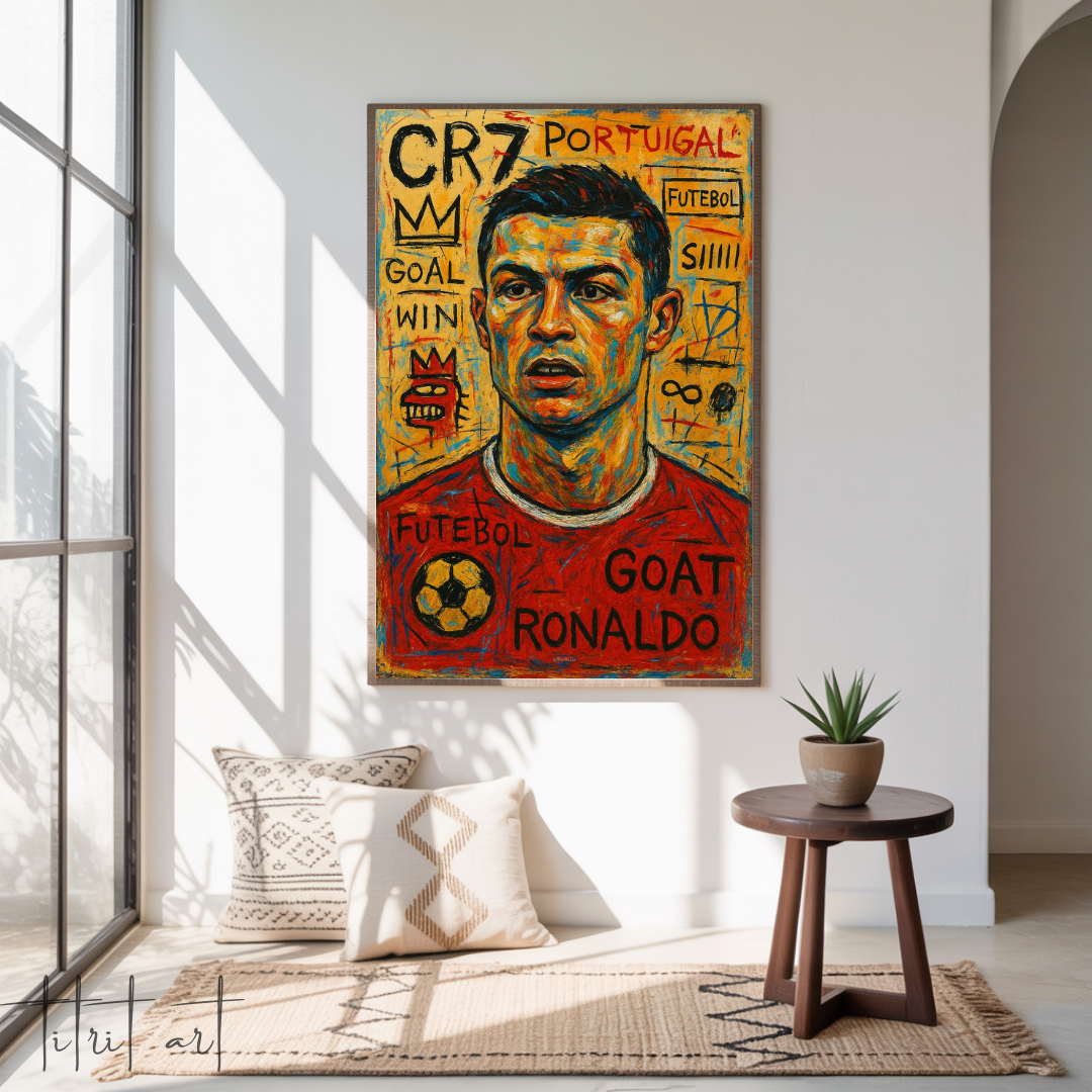 Cristiano Ronaldo - GOAT Street Art
