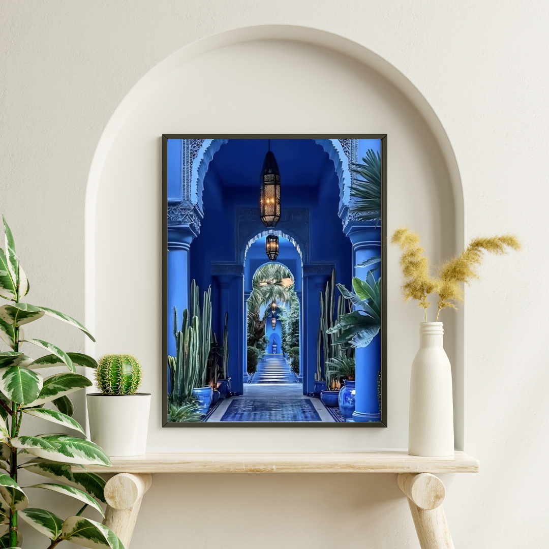 Passage Bleu – Jardin Majorelle, Marrakech