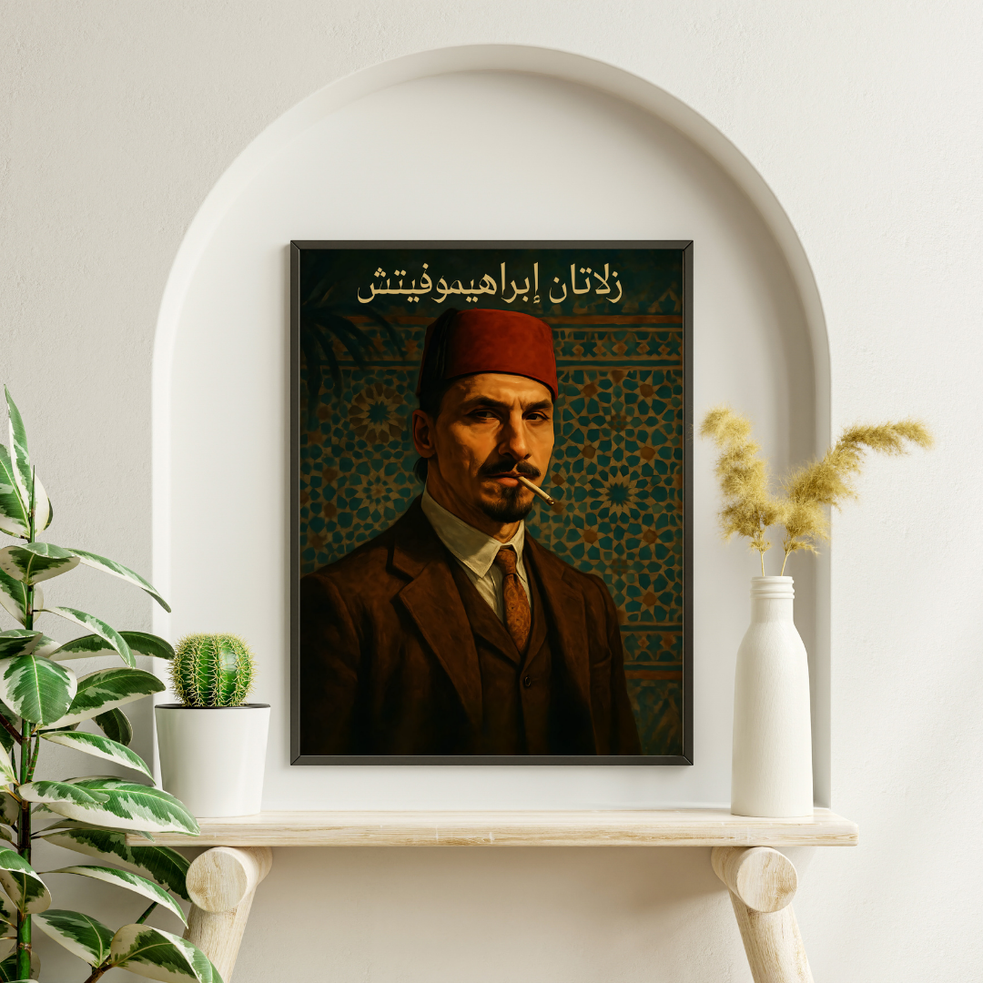 Zlatan à la Marocaine – Portrait Vintage Oriental