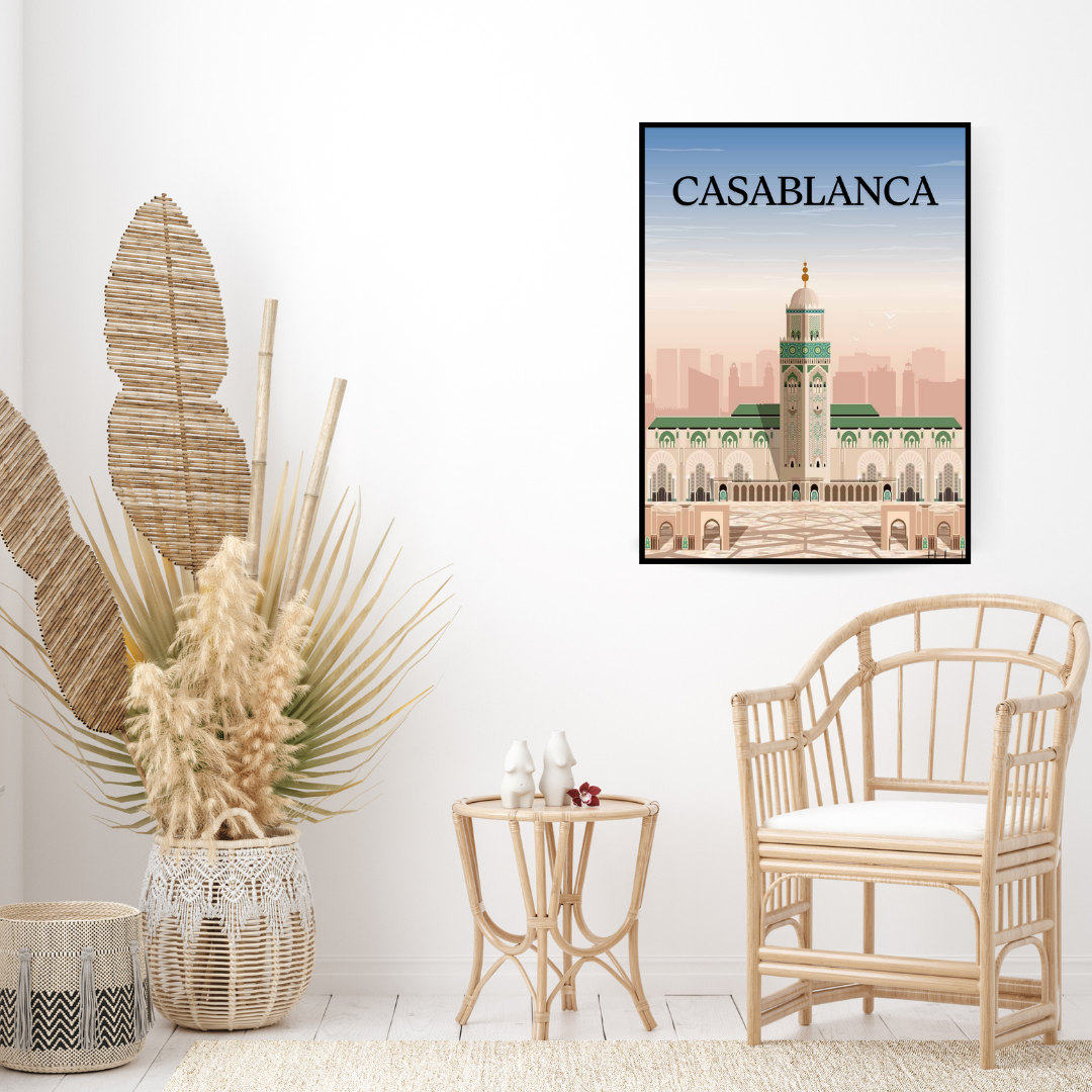 Casablanca Énergique – Art Mural de la Ville Blanche