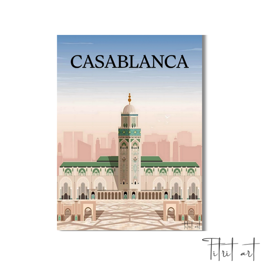 Casablanca Énergique – Art Mural de la Ville Blanche