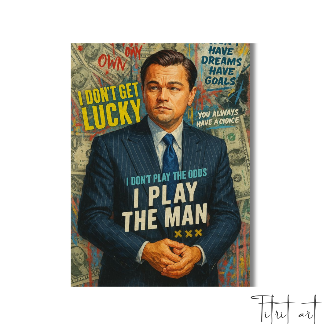 Tableau Motivationnel – I Don’t Get Lucky, I Play the Man