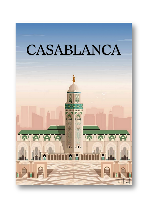 Casablanca Énergique – Art Mural de la Ville Blanche