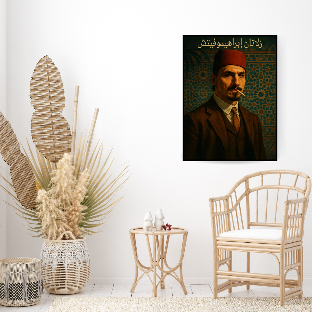 Zlatan à la Marocaine – Portrait Vintage Oriental