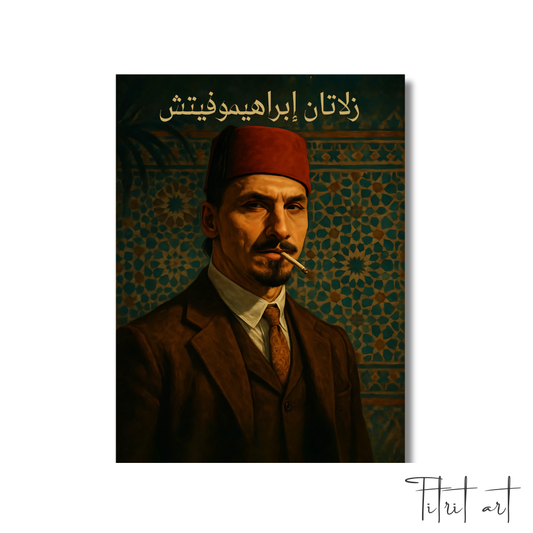 Zlatan à la Marocaine – Portrait Vintage Oriental
