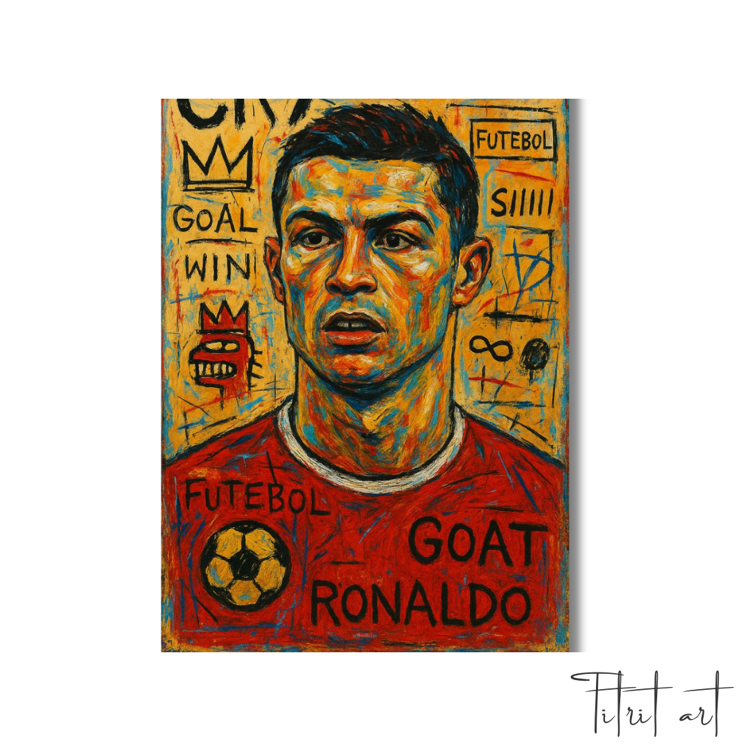 Cristiano Ronaldo - GOAT Street Art