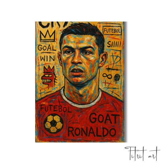 Cristiano Ronaldo - GOAT Street Art